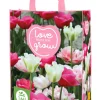ohgreen Bloembollen|Ecocheques|1 shopping bag met tulpen roze 'love what you grow'