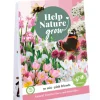 ohgreen Bloembollen|Ecocheques|1 tas pink friends 'help nature grow'
