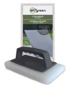 ohgreen Accessoires En Onderhoud|2 witte reinigingspads
