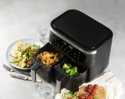 ohgreen Keukentoestellen|Airfryer double fry zone 2x4l