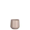 ohgreen Potten En Vazen|Amber pot rond licht roze mat - h11,5xd12cm