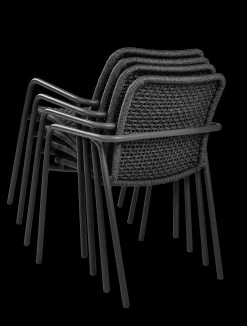 ohgreen Tuinmeubelen|Armstoel Aruba antracite