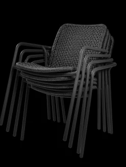 ohgreen Tuinmeubelen|Armstoel Aruba antracite