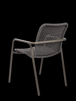 ohgreen Tuinmeubelen|Armstoel Aruba quartz grijs