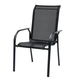 ohgreen Tuinmeubelen|Armstoel Blacksun aluminium en textileen