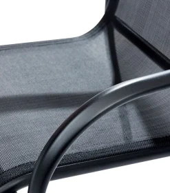 ohgreen Tuinmeubelen|Armstoel Blacksun aluminium en textileen