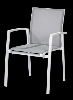 ohgreen Tuinmeubelen|Armstoel Grant wit