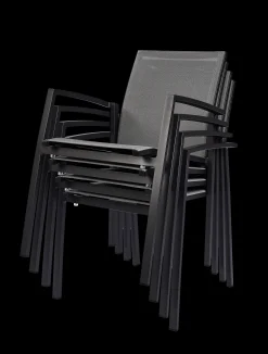 ohgreen Tuinmeubelen|Armstoel Grant zilver grijs/charcoal