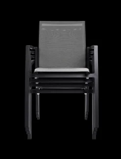 ohgreen Tuinmeubelen|Armstoel Grant zilver grijs/charcoal