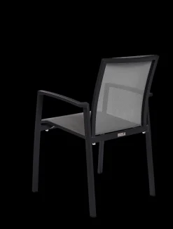 ohgreen Tuinmeubelen|Armstoel Grant zilver grijs/charcoal