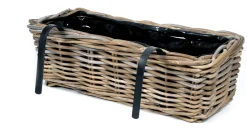 ohgreen Manden|Balkonbak Laura naturel 62cm