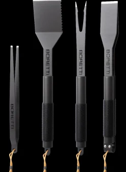 ohgreen Accessoires En Onderhoud|Barbecue 4-delige set (tang, spatel, vork, pincet)