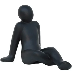 ohgreen Beelden|Beeld zittende vrouw fiberterrazzo 35,5cm