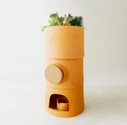 ohgreen Compostvat|Ecocheques|Bloemen composter 2 lagen