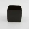ohgreen Potten En Vazen|BLOEMPOT VIERKANT BASIC MINI Ø 11CM MAT ZWART