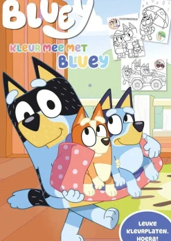 ohgreen Boeken|Bluey - kleur mee met bluey
