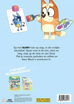 ohgreen Boeken|Bluey - kleur mee met bluey