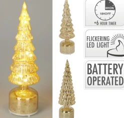 ohgreen Deco Verlichting Binnen|Boom glas led 36cm