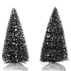 ohgreen Lemax Kerstdorpen|Borstelboom, set van 2, klein
