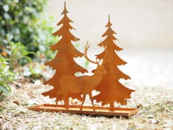 ohgreen Decoratie|Bos met hert op basis