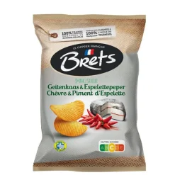 ohgreen Voeding|Brets chips met geitenkaas en espelette peper smaak