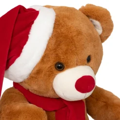 ohgreen Thema Classic|Kerstdecoratie|Bruine teddybeer pluche h48cm