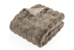 ohgreen Cosy Corner|Bubble konijnenbont throw - taupe
