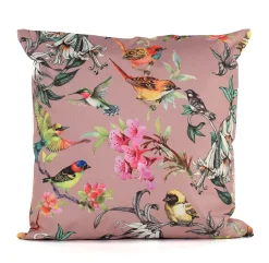 ohgreen Accessoires En Onderhoud|Buitenkussen vogels oud roze 45x45cm