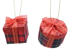 ohgreen Thema Classic|Kerstornamenten|Cadeau plastiek met strik