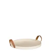ohgreen Sfeermakers|Cadiz decoratie plateau ronde beige - h2,5xd30cm