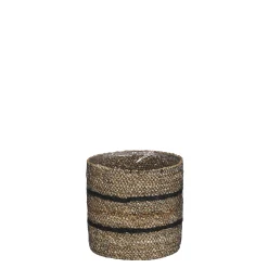 ohgreen Potten En Vazen|Celestial mand zwart - h18xd18cm