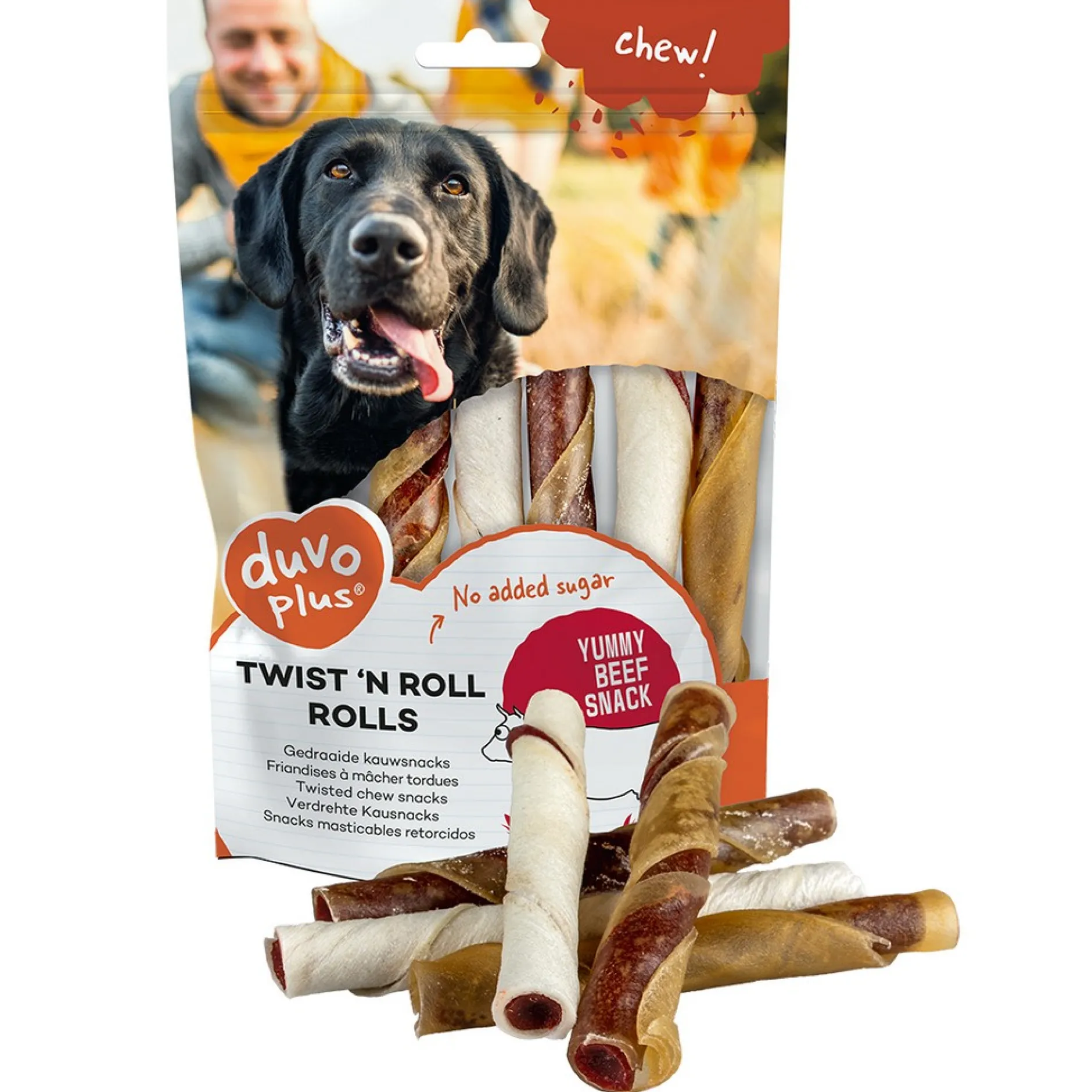 ohgreen Hond Voeding|Chew! twist `n roll rolls rund