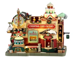 ohgreen Lemax Kerstdorpen|Christmas cake factory, with 4.5v adaptor
