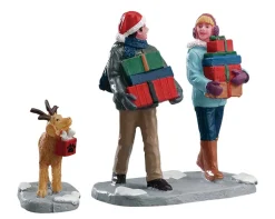 ohgreen Lemax Kerstdorpen|Christmas party, set of 2