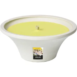 ohgreen Geuren|Citronellakaars in witte schaal - Lemon Breeze