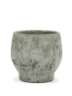 ohgreen Potten En Vazen|Clay Pot roots l17xb17x 15,5 grijs