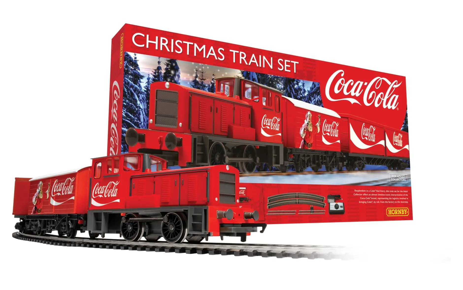 ohgreen Lemax Kerstdorpen|Coca cola kersttrein 1:76