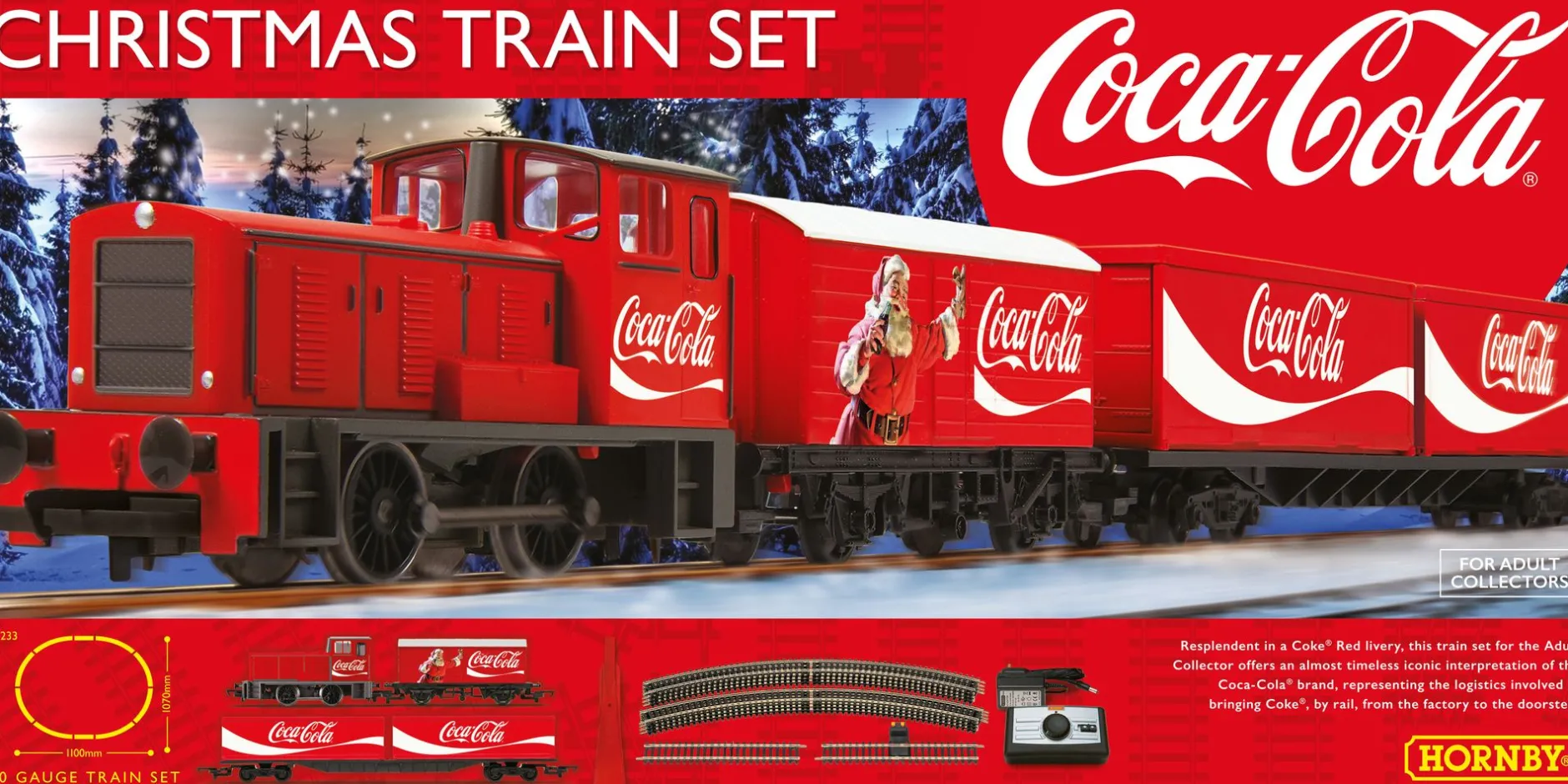 ohgreen Lemax Kerstdorpen|Coca cola kersttrein 1:76