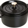 ohgreen Koken|Cocotte rond 20 cm zwart