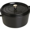 ohgreen Koken|Cocotte rond 28 cm zwart