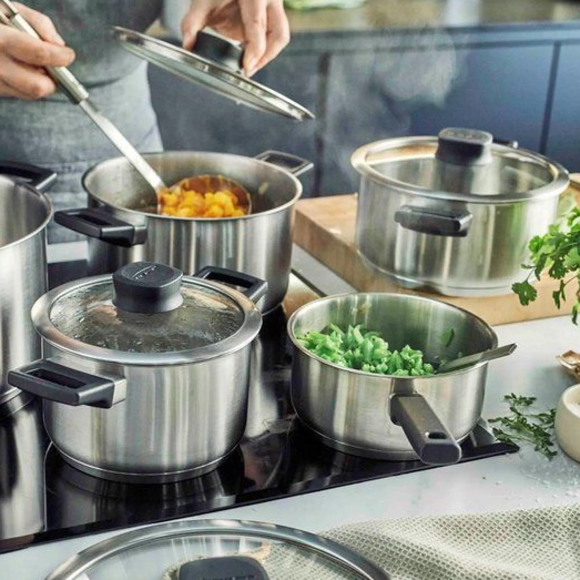 ohgreen Koken|Comfort 3 Pannenset 5-delig