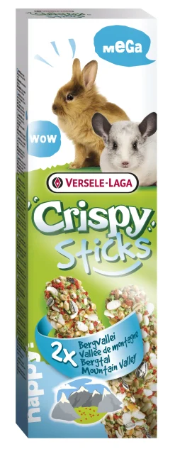 ohgreen Knaagdieren Voeding|Crispy mega sticks konijnen-chinchilla's "bergvallei" - 2 stuks 140g