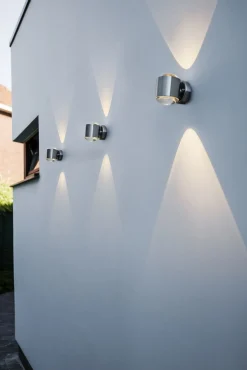 ohgreen Verlichting|Ecocheques|Crystal ronde wandlamp roestvrij staal led 10w