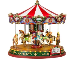 ohgreen Lemax Kerstdorpen|De grote draaimolen, met 4,5v adapter (aa)