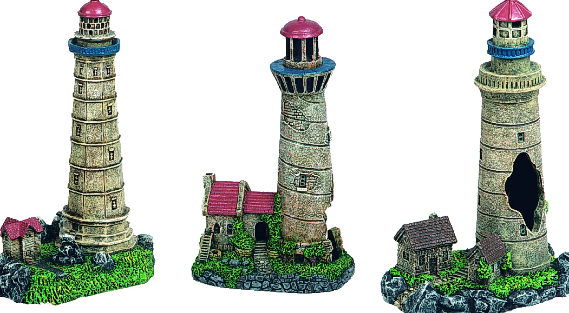 ohgreen Deco|Decoratie vuurtoren met huis