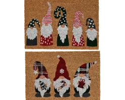 ohgreen Kerstdecoratie|Deurmat kokosvezel gnoom