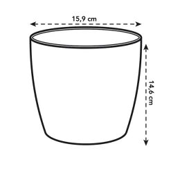 ohgreen Ecocheques|Potten En Vazen|Diamond rond 16cm