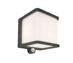 ohgreen Verlichting|Ecocheques|Doblo solar wandlamp met sensor antractiet grijs led 7.5w