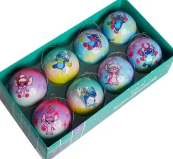 ohgreen Kerstballen|Doos met 8 kerstballen stitch