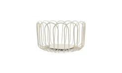 ohgreen Servies|Draadmand 19xh10 grijs flores